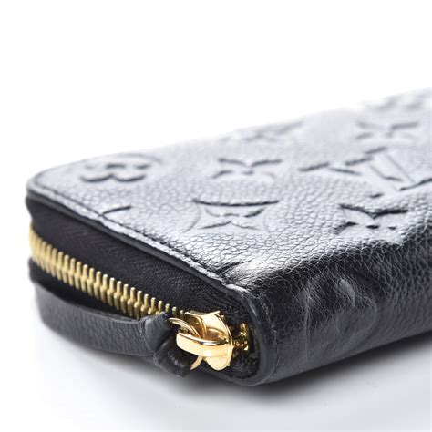 louis vuitton empreinte wallet black|louis vuitton embossed wallet.